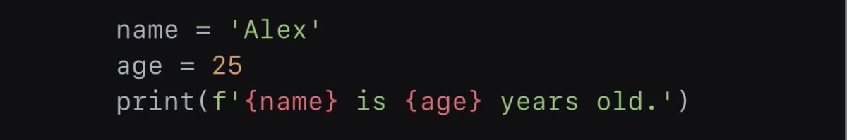 iv_orr's tweet image. Python’s f-string formatting is 🔥! Forget % and .format(), just embed expressions directly.

Cleaner, faster, and more fun! #PythonTips #CodeSmart #Pythonista”