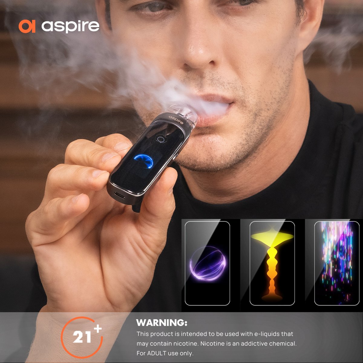 aspirecigs's tweet photo. Pixo provides three smoke animations that change in intensity and depth according to your draw strength.
FYI: https://t.co/WegsZBuZE0
#Aspirecigs #Pixo #AspirePixo #Podsystem #Touchscreen #RealTouchScreen #Alwaysaspire
WARNING: For 21+ adults use only! https://t.co/mHFv8a9Uwy