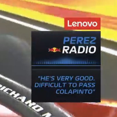 ElReyGuiri's tweet photo. Pérez, sobre Colapinto: "Es muy beno"

"Difícil pasar a Colapinto" https://t.co/eUbvxQ3BCT