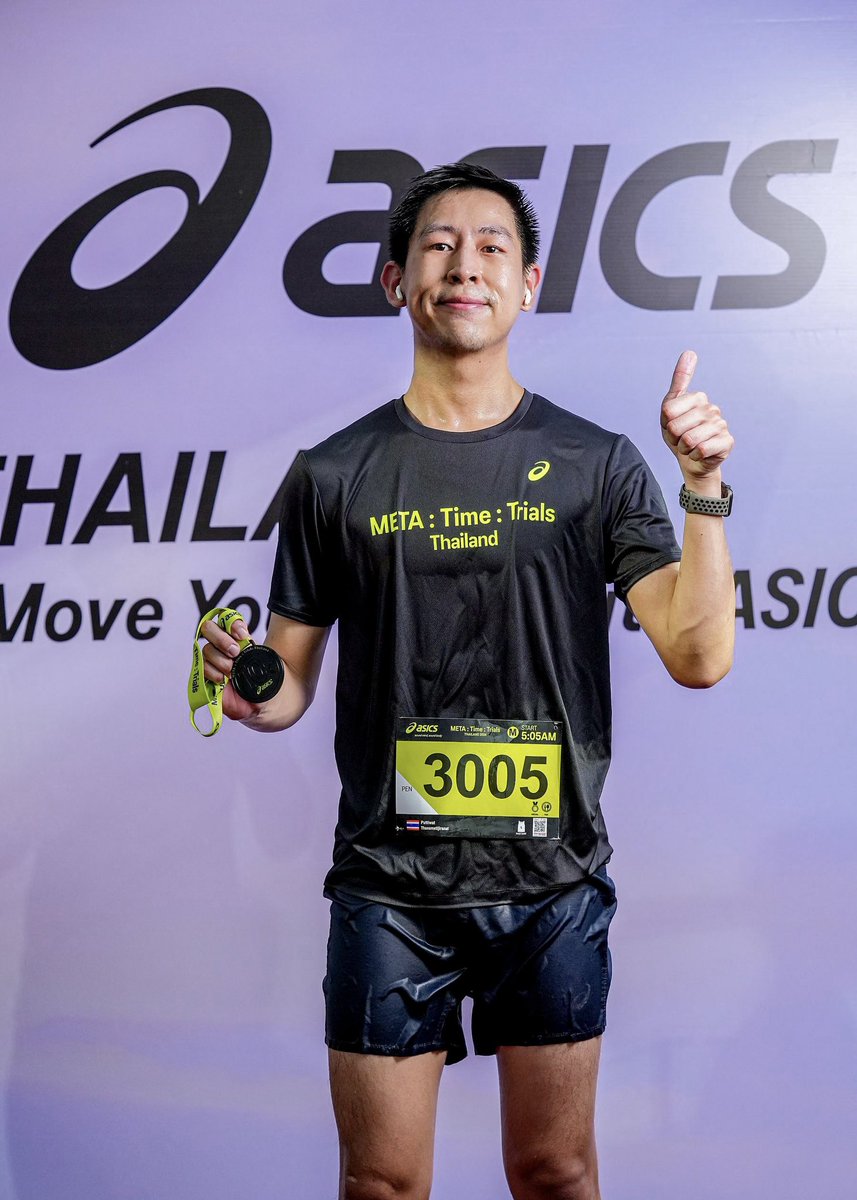 pputthaa's tweet photo. new pace, new time, new heart rate 💕😘💖
#ASICSMETATIMETRIALS #ASICSTH https://t.co/eNOr7Kj0xD