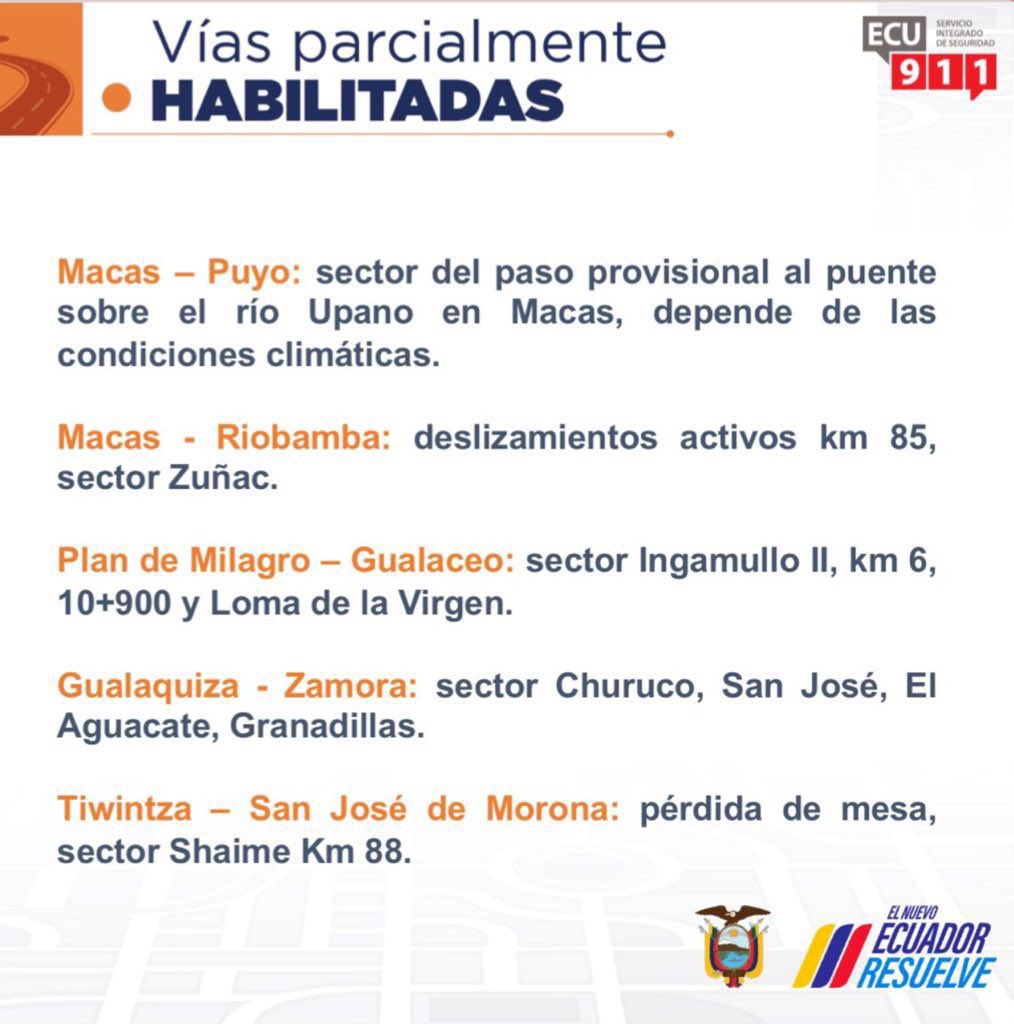 Coordinación Zonal 6 ECU 911 Austro tweet media