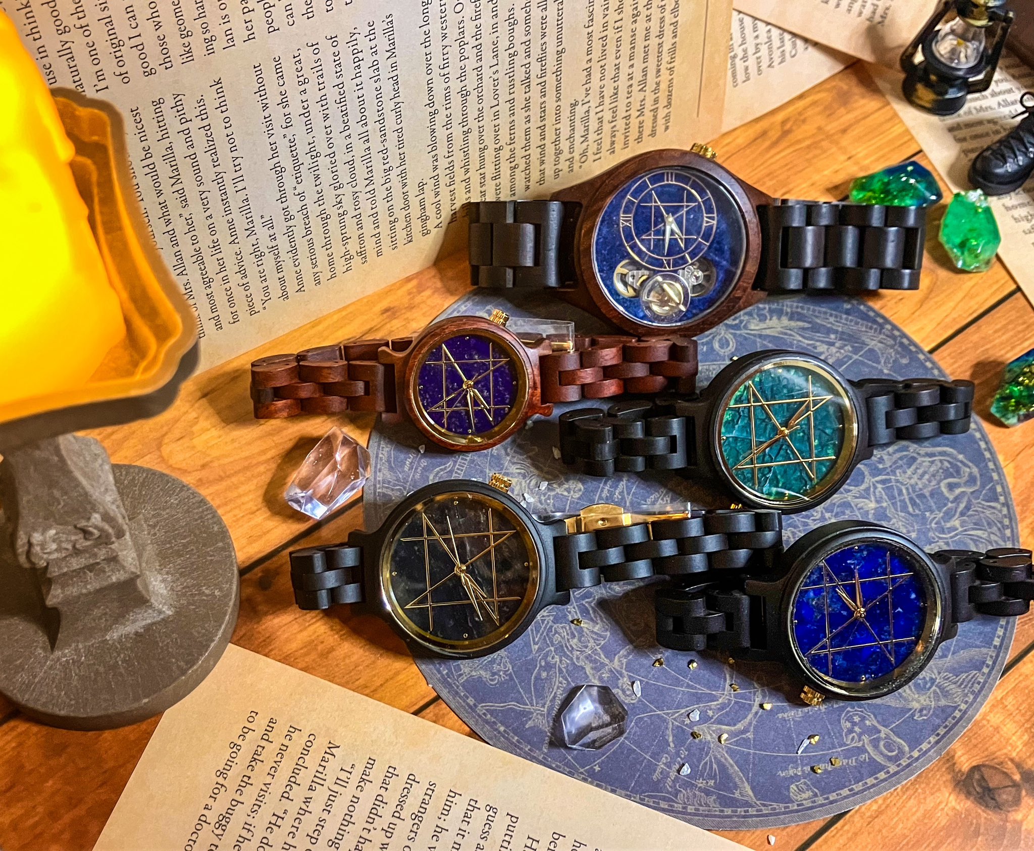 NOZ腕時計木目 （NOZ natural timepieces made of wood and