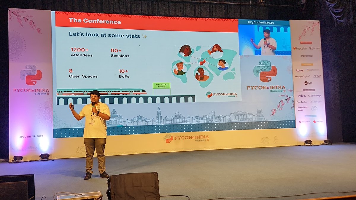 pyconindia's tweet image. Closing Speech @kranirudha 

#PyConIndia2024 #Bengaluru #PyConIndiaTurns15