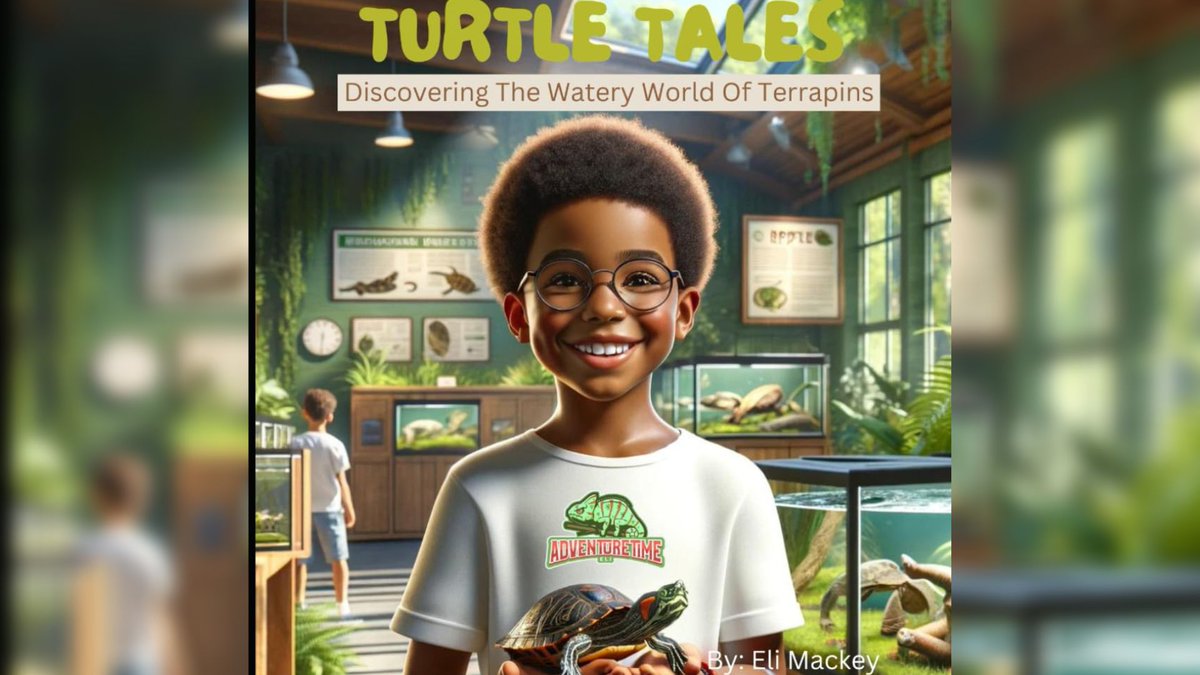 afronews's tweet image. Young author #ElijahMackey, a passionate turtle lover, is set to speak at the #AnimalConUSA conference in Orlando. His debut book, '#TurtleTales: Discovering The Watery World Of Terrapins', aims to educate youth about native turtle species. afro.com/youth-passion-…