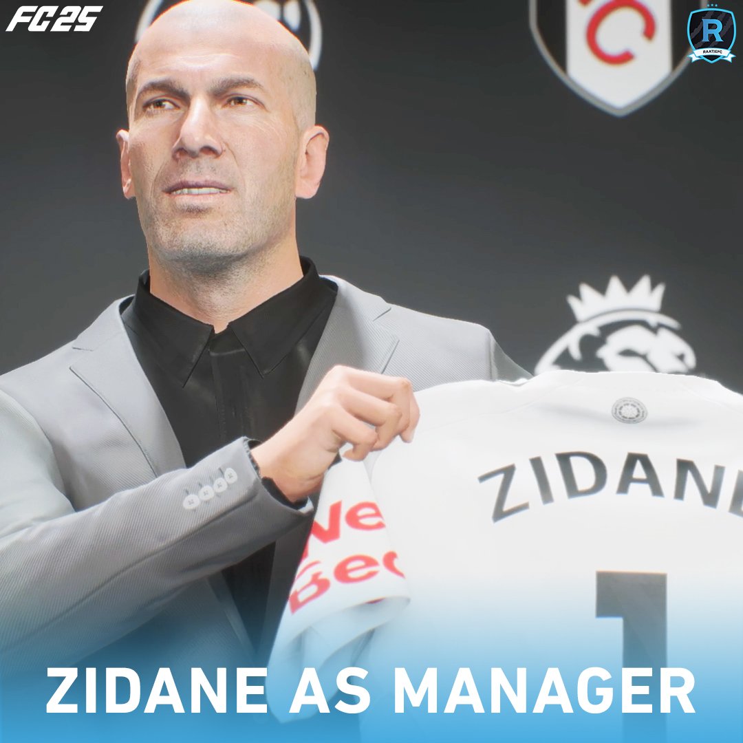🚨 HOW TO GET ZINEDINE ZIDANE AS MANAGER 🚨

You can now use Zidane as a manager in FC25 Career Mode via a workaround ✅️

🧵 THREAD 🧶