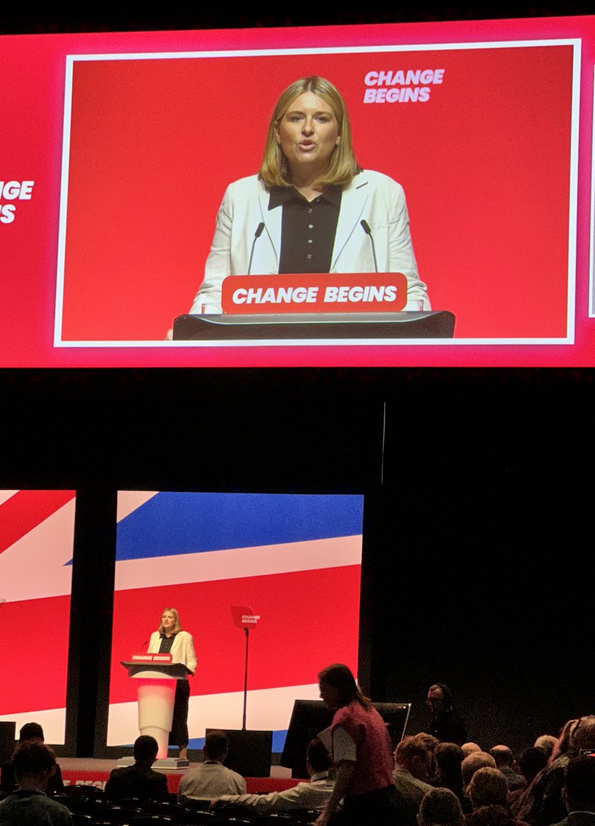 JohannaBaxter's tweet photo. Hollie Ridley is unanimously endorsed by conference as our new @UKLabour General Secretary.
Huge congratulations to her on her well deserved appointment! 👏 #Lab24 https://t.co/FfIk4h7ufR