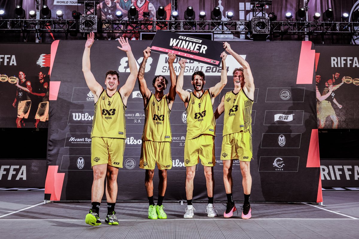 FIBA3x3's tweet photo. 🇧🇭 Riffa are your #3x3WTShanghai winners! 🙌

#3x3WT #3x3WTShanghai https://t.co/OqSeoYMLoN