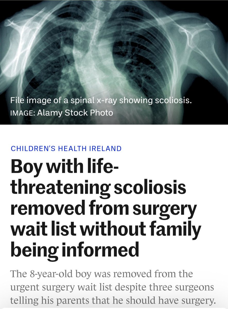 €2.25bn on Children's Hospital not yet built.

€2.5bn on compensation payouts for damage done to patients.

Overcrowding causing death of a young girl.

Children waiting in severe pain for years for scoliosis operations. 

Health Minister should resign. 

Do you agree.