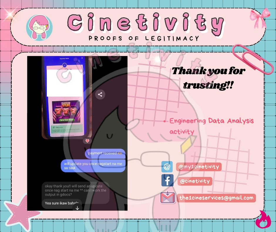 🎀Task Finished 🎀

✮⋆˙ EDA activity ٩(ˊᗜˋ*)و ♡

🌸check <a href="/my1cinetivity/">Cinetivity | OPEN| lf clients | FB: cinetivity</a> and #cineproofs for more transactions 🌸

🏷️lf client, commstwt, academic comms, commissioner, commsX, acad commer