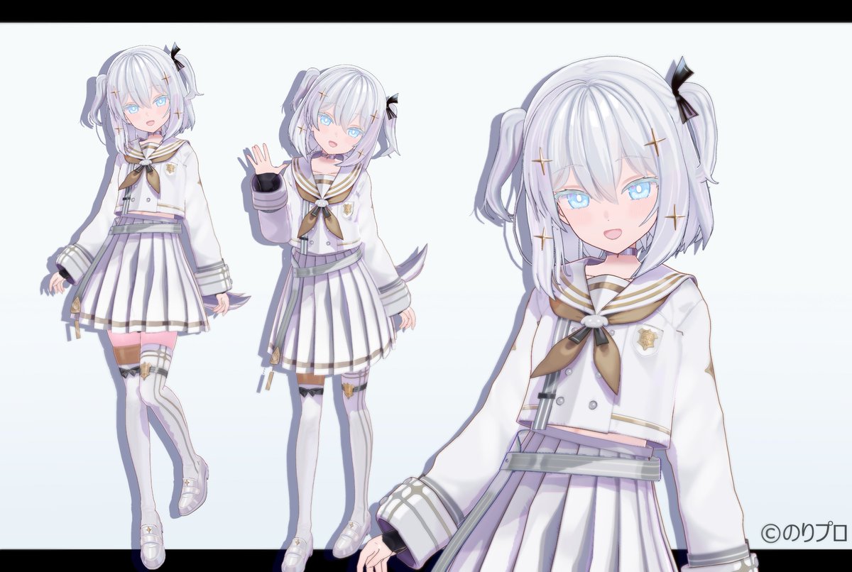 のりぷろ所属 玉姫さん(@norioo_)の3Dモデルを担当しました? よろしく 