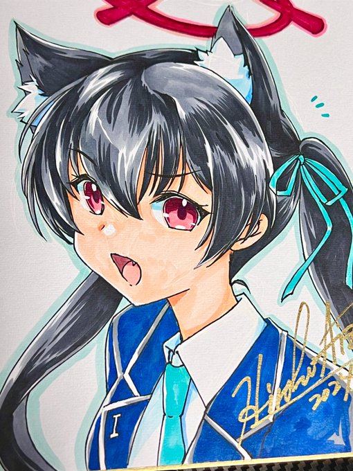 明日のイベント用の色紙その5
セリカ
 #メモルミ #ブルアカ #ブルーアーカイブ #BlueArchive 