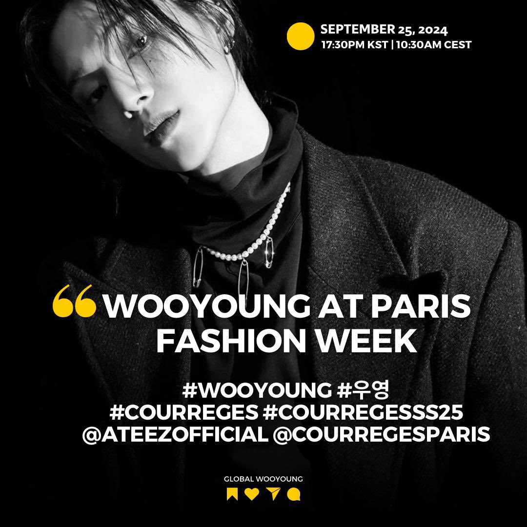 418ybackup's tweet photo. ATINY! Look who’s going to come to the Paris Fashion Week today? Our Jung Wooyoung 🙌🏻

Let’s start to hype by RT &amp; reply with the tags

WOOYOUNG AT PARIS FASHION WEEK
#WOOYOUNG #우영 #Courreges #CourregesSS25 @ATEEZofficial @CourregesParis https://t.co/2M6GbIq5yg
