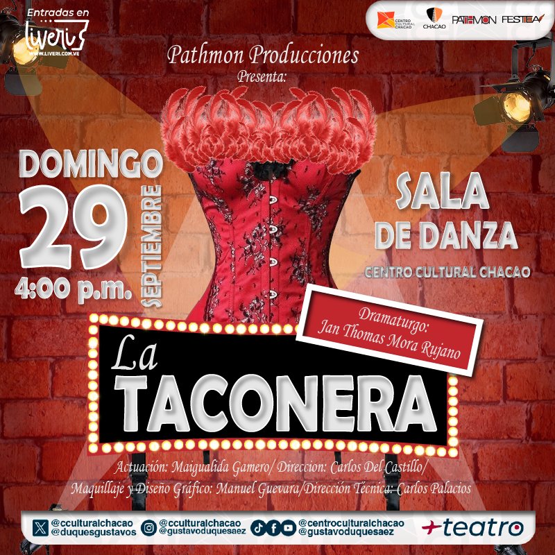 <a href="/VayaAlTeatro/">Vayaalteatro.com ®</a> En esta primera semana de presentaciones de <a href="/FESTEA/">FESTEA</a>  podremos ver estas 3 propuestas escénicas en el <a href="/CculturalChacao/">Centro Cultural Chacao</a> Te esperamos del 27 al 29 de septiembre.
