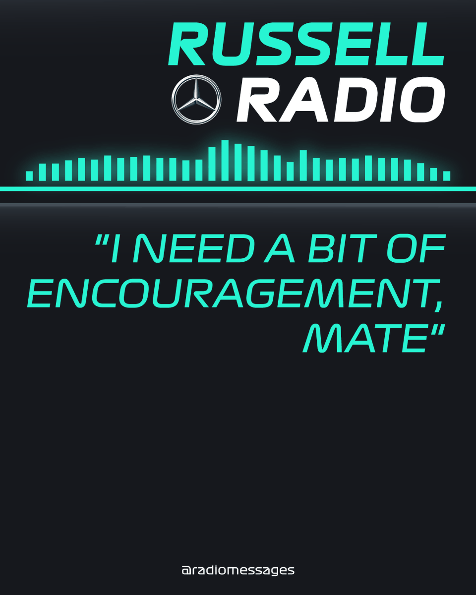 radiomessages's tweet photo. RUSSELL’S RADIO 🥹😭 #F1 #SingaporeGP https://t.co/UA3xnnHuXA