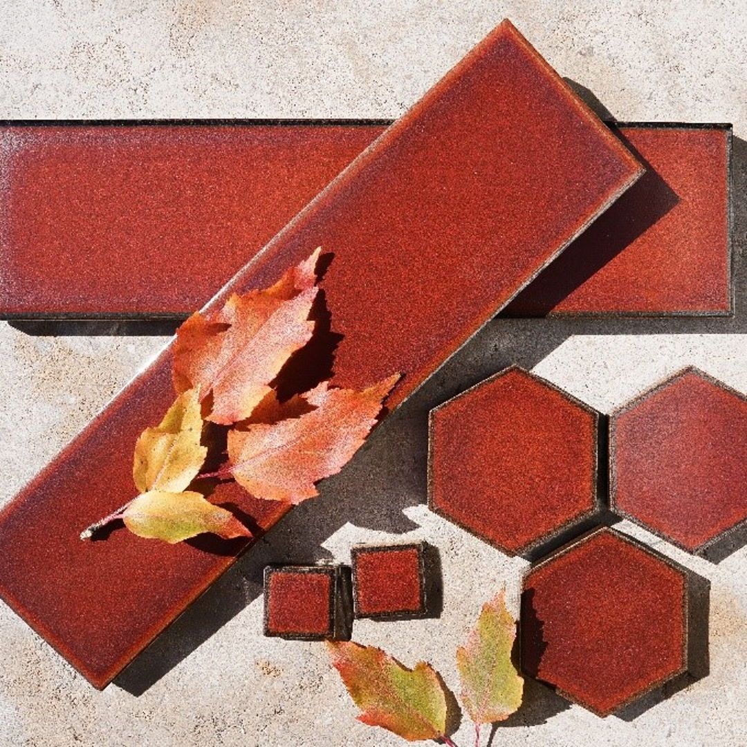 The first day of Autumn is here, and with it comes a tapestry of red leaves and warm brick tones. Just as Japan celebrates this season with grace, so can your home with our exquisite "Autumn red" tile options in our Zen+Clay collection.