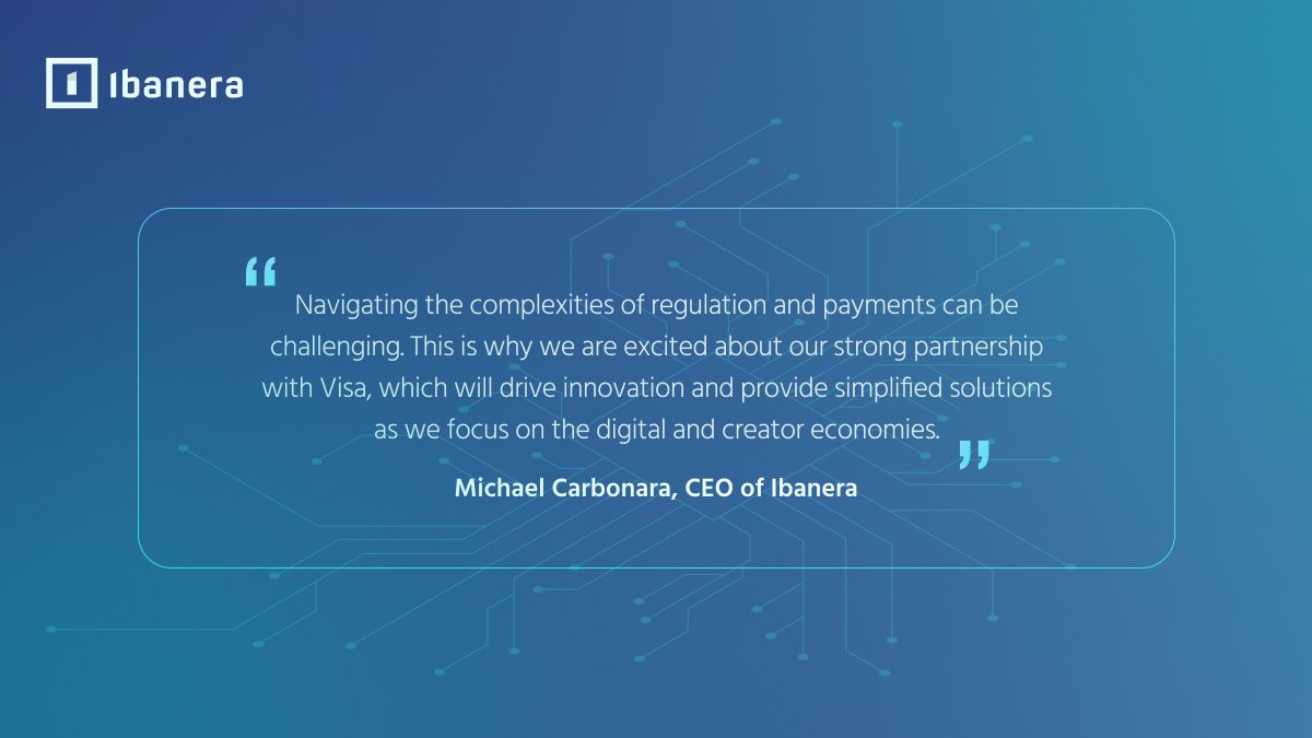 Our partnership with Visa is paving the way for a new era in digital payments, where innovation meets simplicity, and the future of the digital and creator economies is brighter than ever.