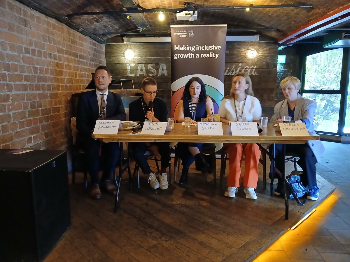And we're off. @CentreProPolicy and <a href="/LabourList/">LabourList</a> event on childcare and early years. Fab #LPC24 panel with <a href="/StephenMorganMP/">Stephen Morgan MP</a> <a href="/stellacreasy/">stellacreasy</a> <a href="/SarahRonan_/">Sarah Ronan</a> and <a href="/annabel___smith/">Annabel Smith</a>