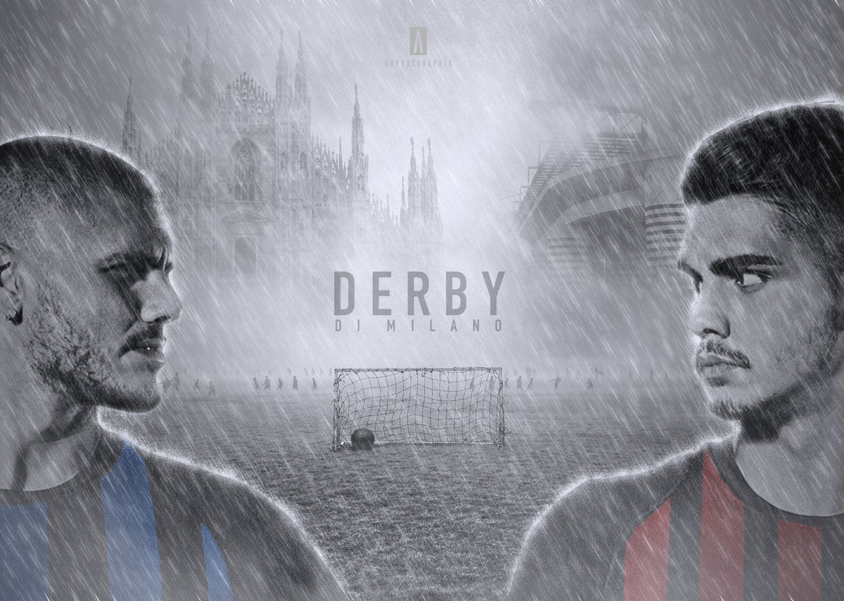 rupertalbe's tweet photo. Grafiche #derbyMilano 2016/17 x @BausciaCafe
#oldproject #derbyArt https://t.co/2HQBWcMqCs