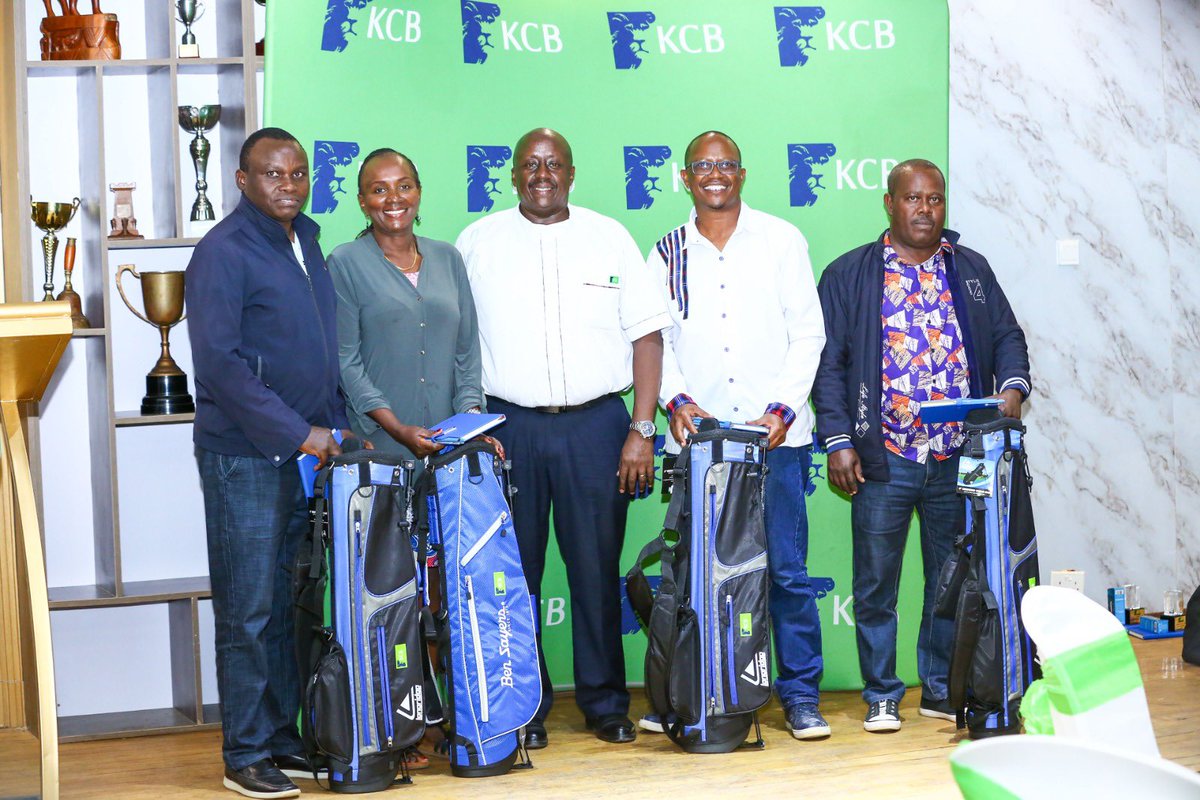 KCBInKenya's tweet photo. A thrilling day at the 18th leg of the #KCBEAGolfTour2024 as the four-ball of Philip Kibet, Fostine Maithya, Mercy Nderitu, and Daniel Salaton took home the win with an impressive combined score of 111 points at the 9-hole Machakos Golf Course! 🎉

#ForPeopleForBetter https://t.co/fqh9usQWFi