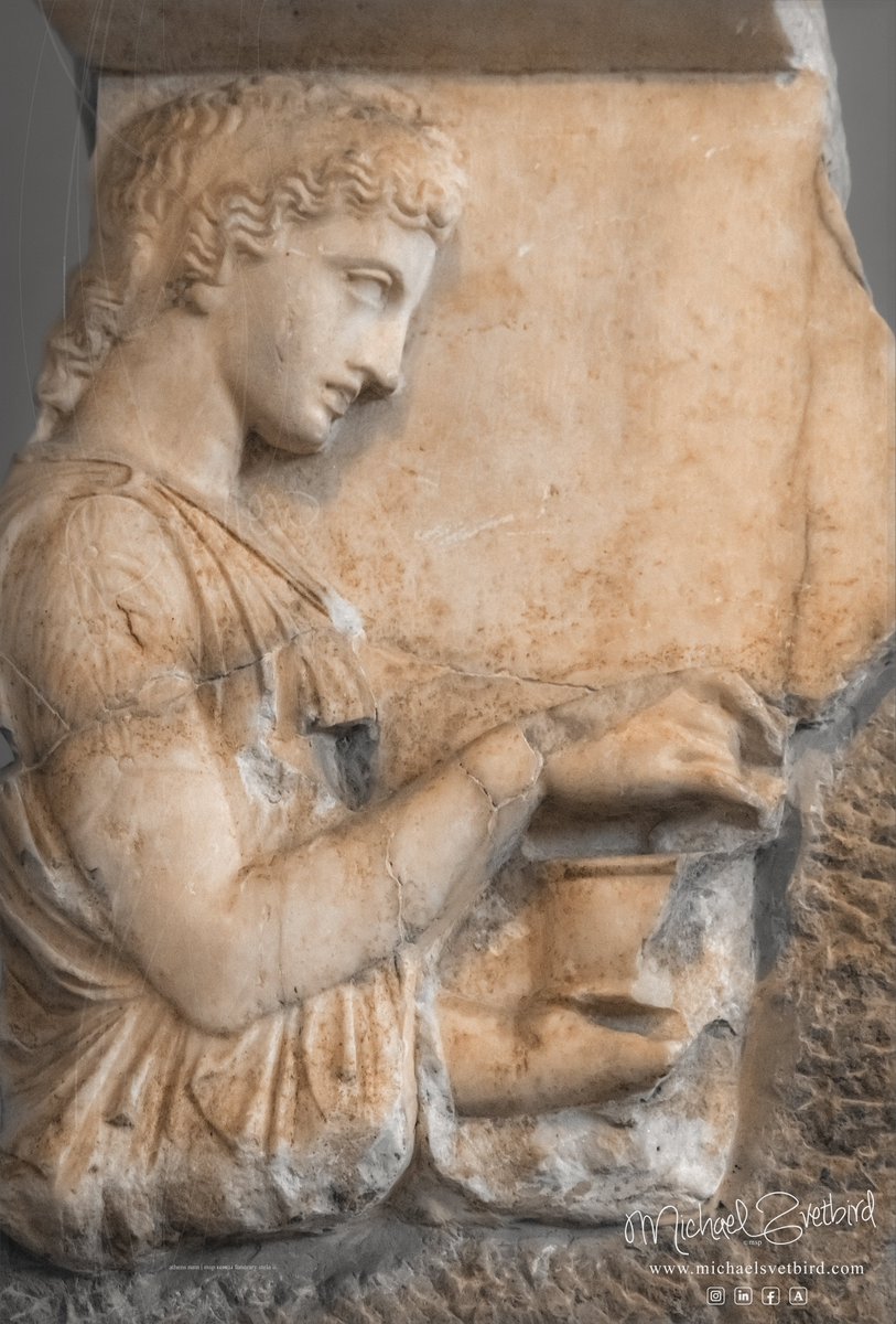 FEMALE Frgmt ofa #GraveStele
Pent.#marble
430-20BC
Fr.#Athens
Natnl #ArchaeologicalMuseum NAM
namuseum.gr/en
<a href="/museumsmoments/">all4nam - all for national archaeological museum</a>
Phs©MSP
Ph-ed objct's cllctn itm of NAM
Sorry 4the wtrmrks
"Reliefs-Friezes-Sculpt." Ph-Gall
deviantart.com/svetbird1234/g…

#archaeology #sculpture #art