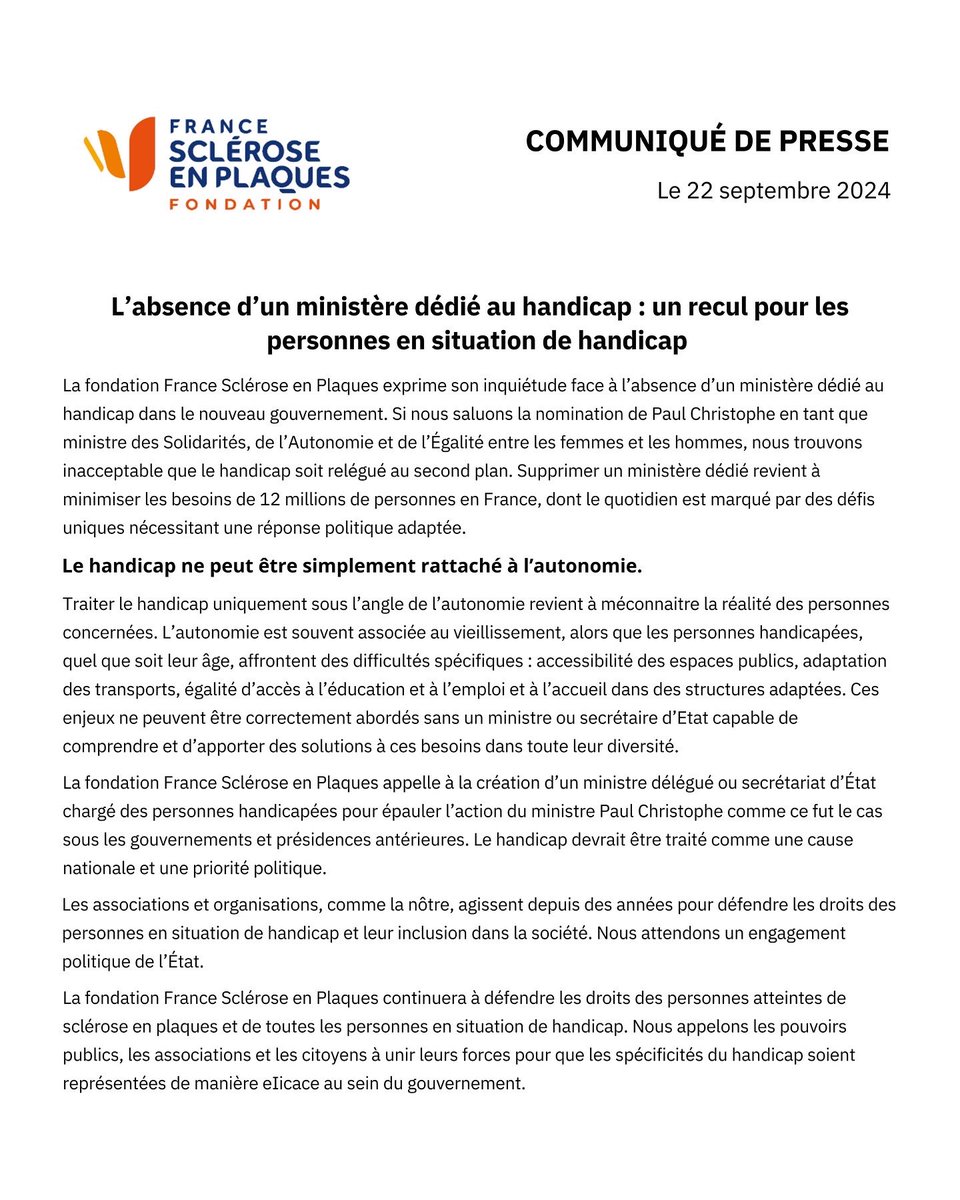 France Sclérose En Plaques tweet media