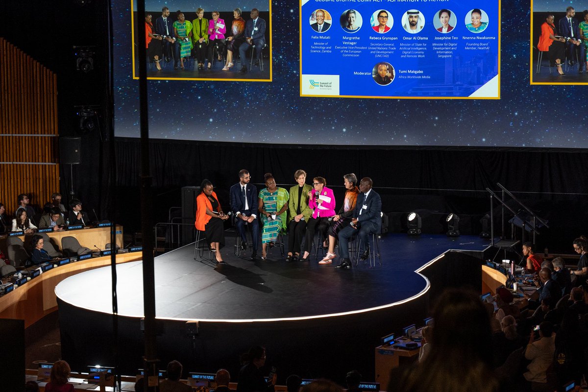 "The Global Digital Compact serves as a vital roadmap for action. The UAE is committed to being a strong partner in achieving an open, free, and secure digital future."

H.E. Omar Sultan Al Olama, Minister of State for Artificial Intelligence, Digital Economy, and Remote Work