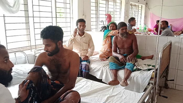 সরিষাবাড়ীর সীমান্তবর্তী এলাকায় জমি সংক্রান্ত বিরোধে রক্তক্ষয়ী সংঘর্ষ, আহত-১৫