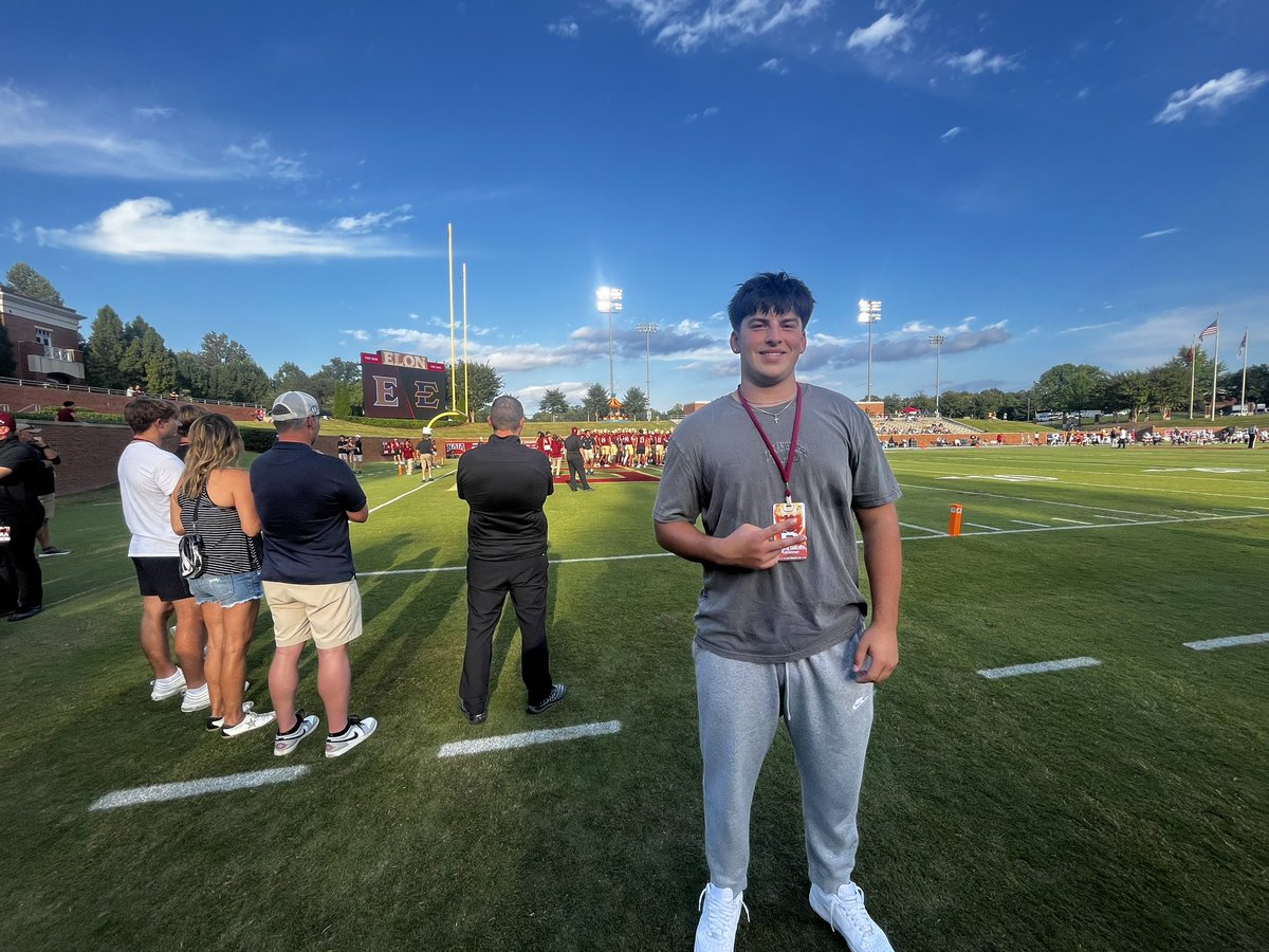 Taygen Sanchez Huerta (@taygen_sanchez) on Twitter photo I had a great time at Elon yesterday, thank yall so much for the hospitality!
<a href="/Coach_Ford63/">Matthew Ford</a> <a href="/ElonFootball/">Elon Football</a> <a href="/TonyTrisciani/">Tony Trisciani</a> <a href="/CoachHarless55/">Coach Harless</a> I had a great time at Elon yesterday, thank yall so much for the hospitality!
<a href="/Coach_Ford63/">Matthew Ford</a> <a href="/ElonFootball/">Elon Football</a> <a href="/TonyTrisciani/">Tony Trisciani</a> <a href="/CoachHarless55/">Coach Harless</a>