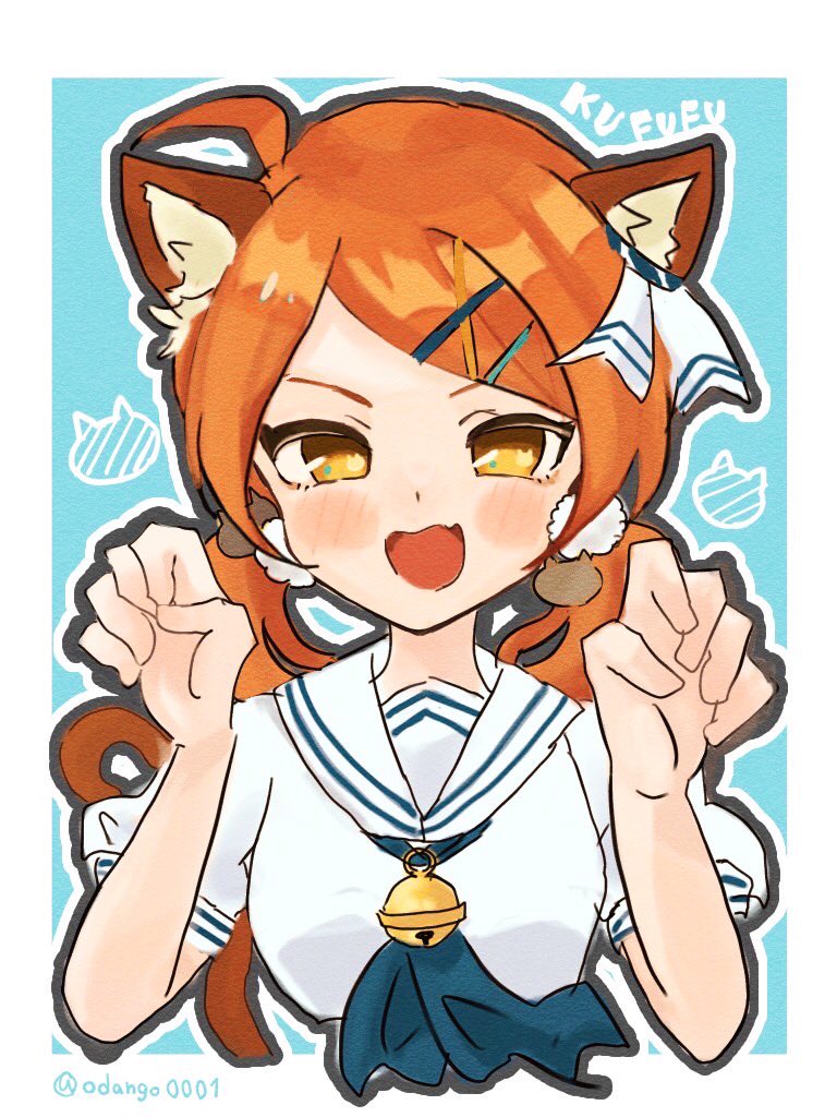 odango0001's tweet photo. 🧡🐈
間に合ってよかった！
#9月22日はくふふな環の日  #大神環 https://t.co/tJDI7TOZsW