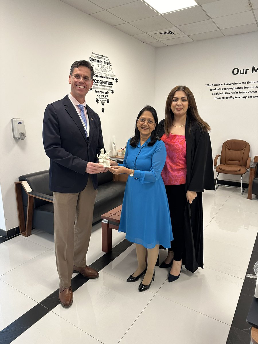 Thank you, AUE for recognizing my more than a decade of dedication to academic administration.  I feel privileged to work alongside such wonderful colleagues.