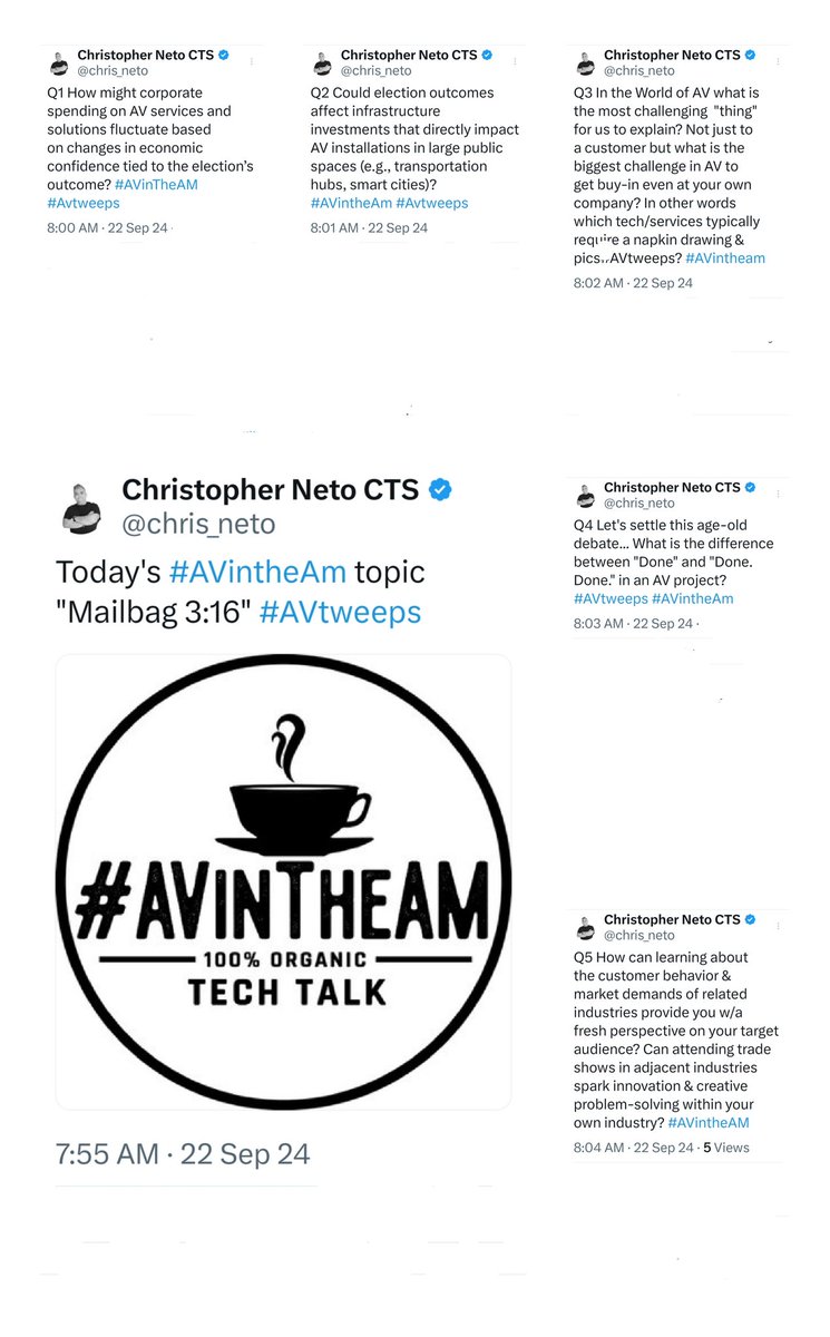 #AVinTheAM tweet media