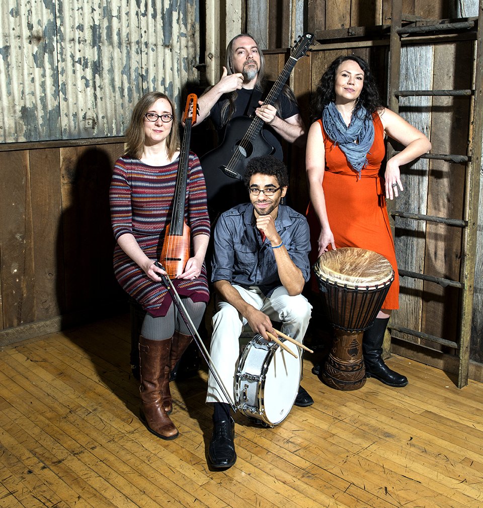 I'm up, I’m up! From noon to three – just down the street, ilyAIMY QUARTET w drummer Joey Jenkins returns to Little Market Café in Ellicott City. ilyaimy.com