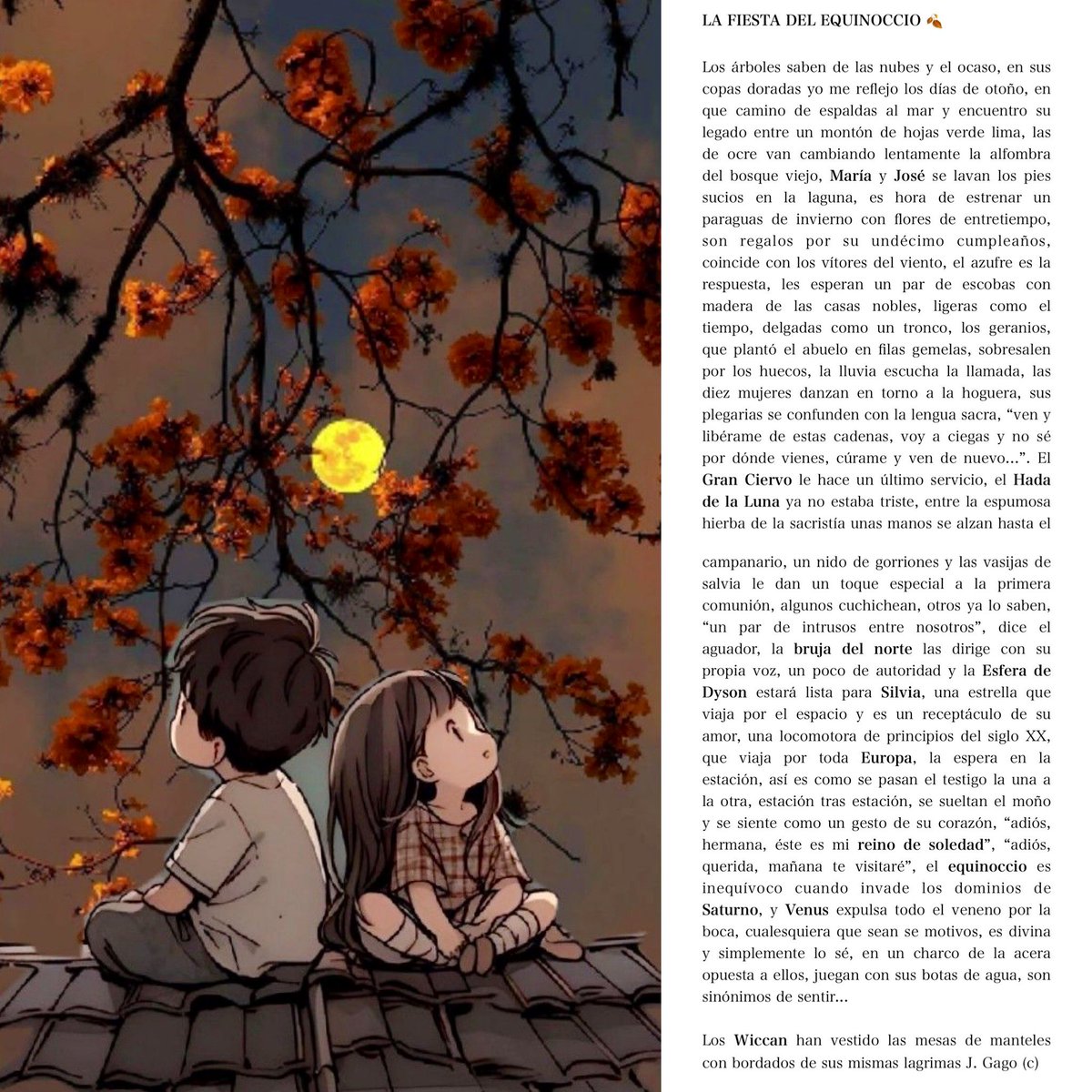 ionztomo16's tweet photo. LA FIESTA DEL EQUINOCCIO 🍂
jUaN gAgO
#wiccan #mabon #saturno #venus #arte #encapsulado #amordehermanas #autor https://t.co/NwzKWnBncV