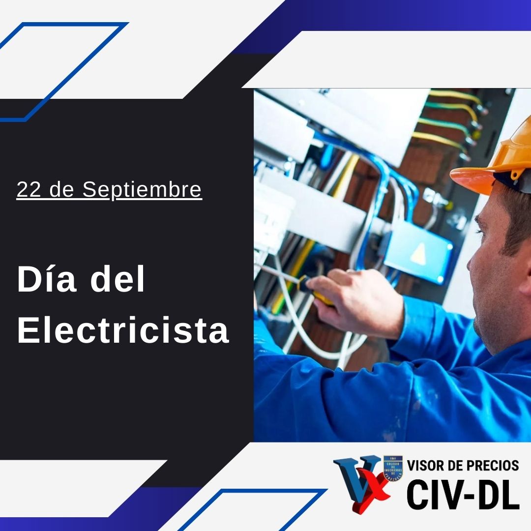 El #22Sept, se celebra en nuestro país el Día del Trabajador de la Energía Eléctrica, o Día del Electricista, en conmemoración al nacimiento del ingeniero Ricardo Zuloaga, pionero de la industria eléctrica en Venezuela