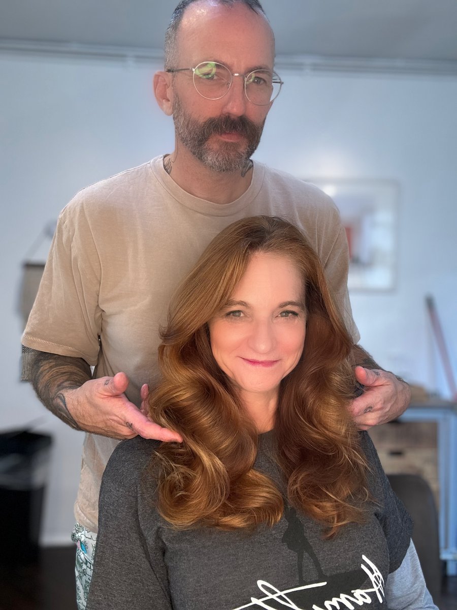 Good hair day with <a href="/LiamCareyNYC/">Liam Carey</a>