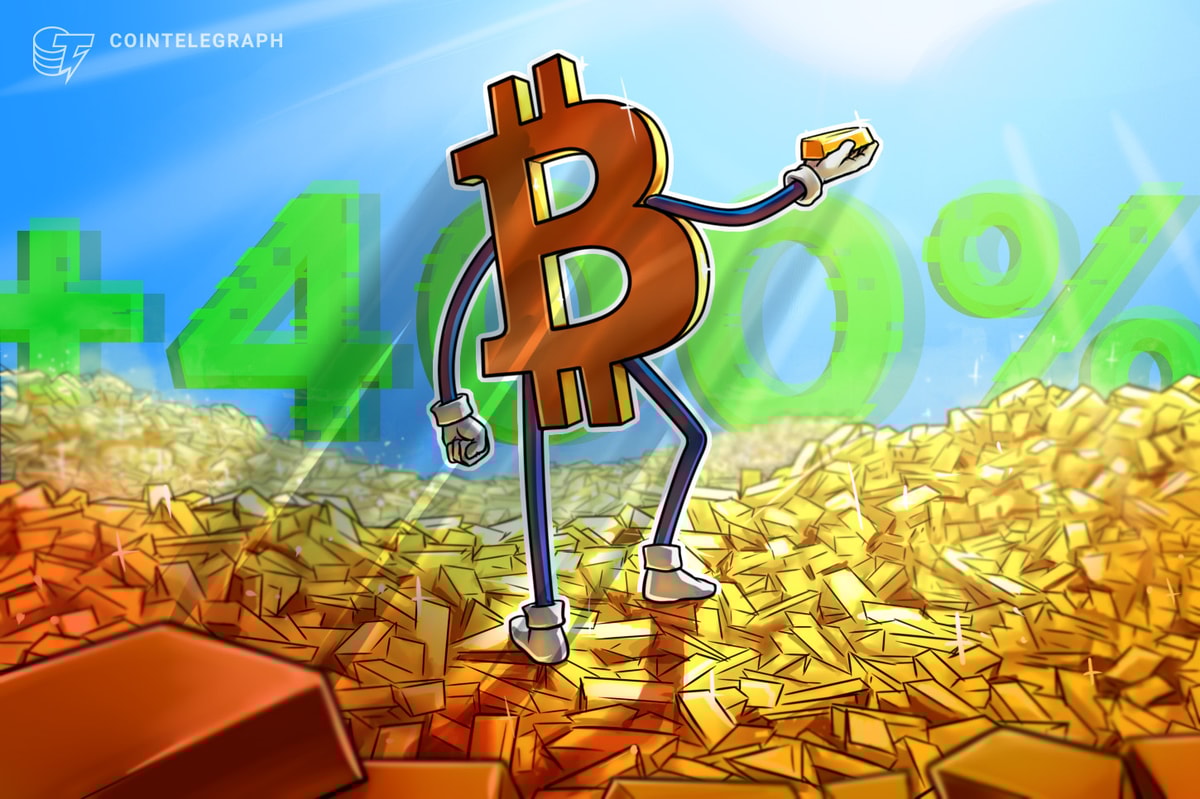Seasoned analyst Peter Brandt suggests that #Bitcoin could surge by over 400% against #gold in the coming months. cointelegraph.com/news/bitcoin-4…