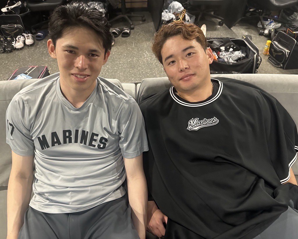 本日の試合も #佐々木朗希 投手、#横山陸人 投手の同期リレー。 「何