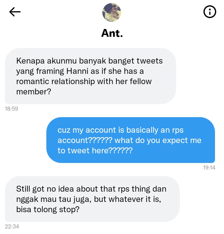 hoceant's tweet photo. that typical rps account vs kaum bim (a normie in disguise) fanwar but make it tonnen slight bbangsaz short au https://t.co/k0iWxVnxTi