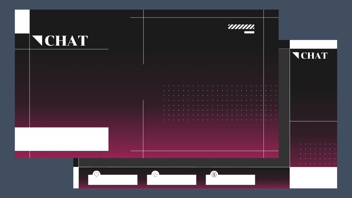 TishDesu's tweet photo. Free to Use: Modern Minimalist Gradient Box Square Line Stream Overlay

Includes: 
- Starting soon and Ending Scenes animated
- Just Chatting scene
- Gaming Scene for V-Tuber    

Link in reply~ 
#vtuber #VTuberAssets #freeVTuberAssets https://t.co/hpHLk0LDwB