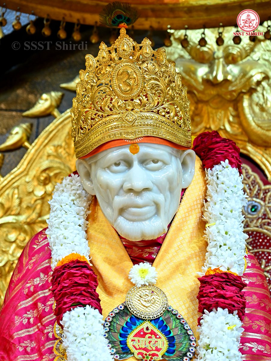 SSSTShirdi's tweet photo. *!! ॐ साई राम !!*
*श्री साईबाबा संस्थान विश्वस्त व्यवस्था,शिर्डी*
*!! ॐ Sai Ram !!*
*Shri Saibaba Sansthan Trust, Shirdi*
≈≈≈≈≈≈≈≈≈≈≈≈≈≈≈≈≈
 *आरती :-धुपारती* 
*रविवार  २२ सप्टेंबर २०२४*    
*Aarti :-Dhooparti*
*Sunday 22 Sep 2024* https://t.co/wvM3IzgfuR