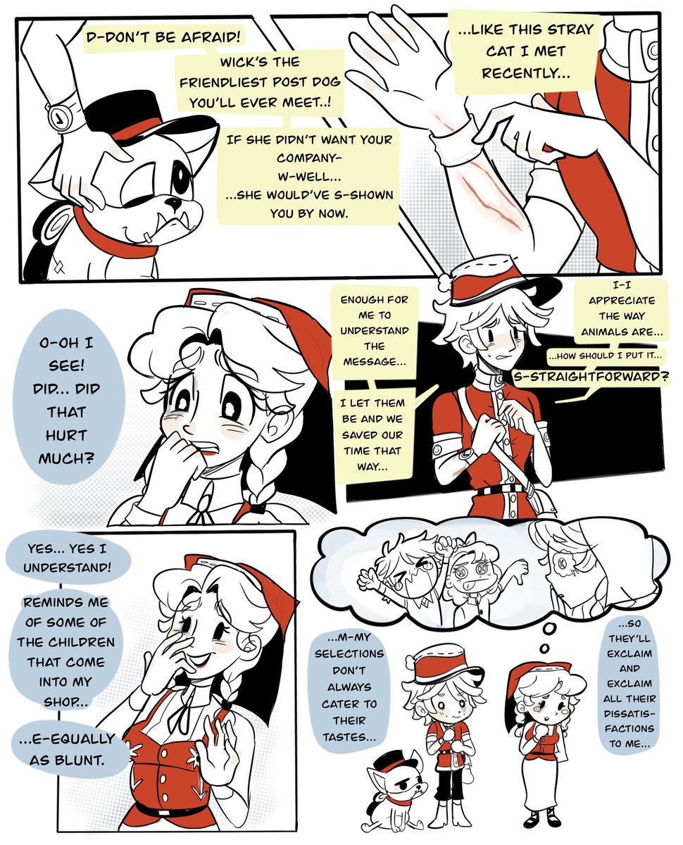 Sprongsta's tweet photo. Anne and Victor thingy!! Srry I can’t write dialogue #IdentityV https://t.co/vhGXGolSRL