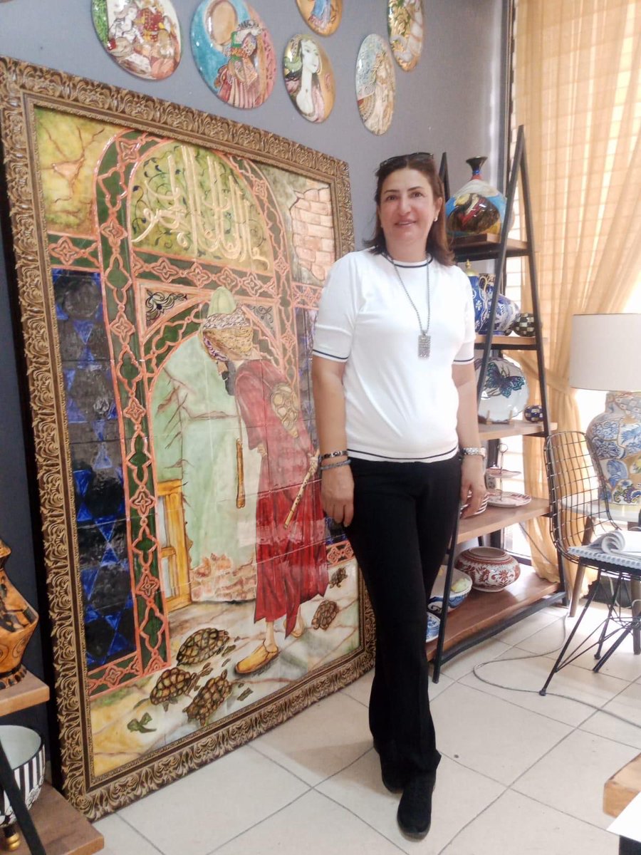 Bugün hsb çini sanat galerisini gezdim çok güzeldi🌸🧿