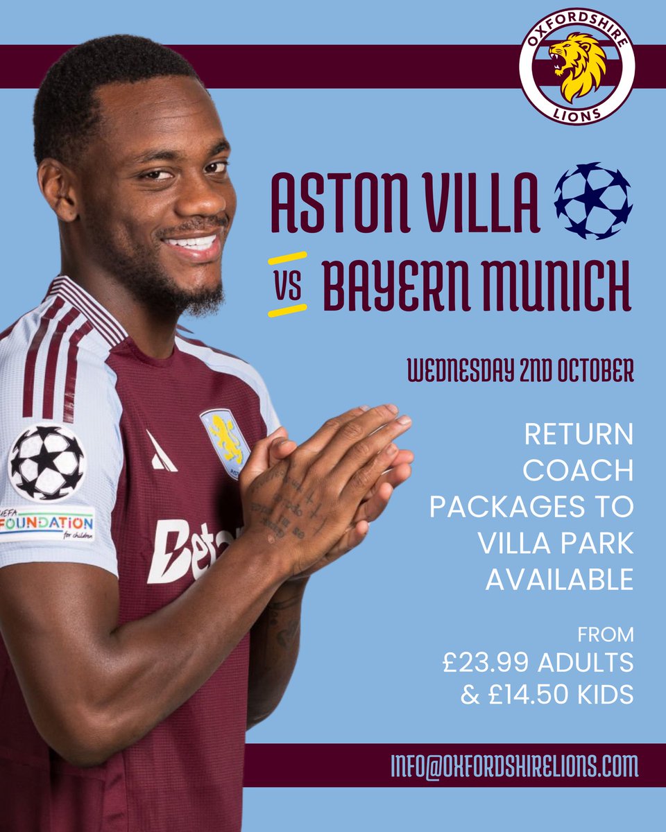 Aston Villa Supporters Club Oxfordshire Lions 💜🦁 (@avfc_ox_lions ...