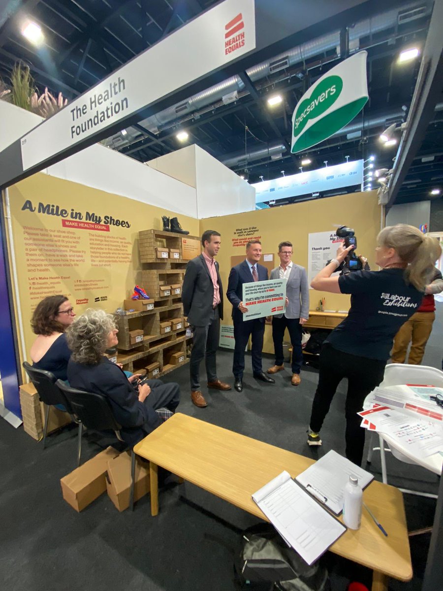 Empathy Museum (@empathymuseum) on Twitter photo A Mile in My Shoes Make Health Equal at #Lab24 with <a href="/health_equals/">Health Equals</a> and <a href="/WesStreeting/">Wes Streeting</a> with stories and shoes highlighting health inequality in the UK.
#MakeHealthEqual #AMileInMyShoes A Mile in My Shoes Make Health Equal at #Lab24 with <a href="/health_equals/">Health Equals</a> and <a href="/WesStreeting/">Wes Streeting</a> with stories and shoes highlighting health inequality in the UK.
#MakeHealthEqual #AMileInMyShoes