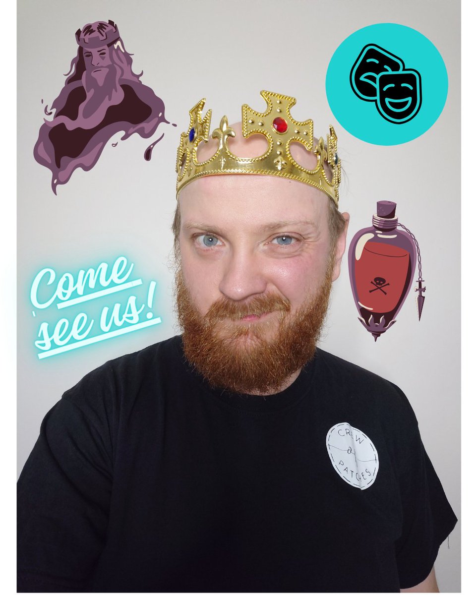 Absolute joy getting back to work on the Shakespeare Jukebox with Crew of Patches Theatre company last night 

Catch us at the Friargate Theatre in York o Saturday October 12th: ticketsource.co.uk/whats-on/york/… 

Bonus points if you can guess what speech this prop is from