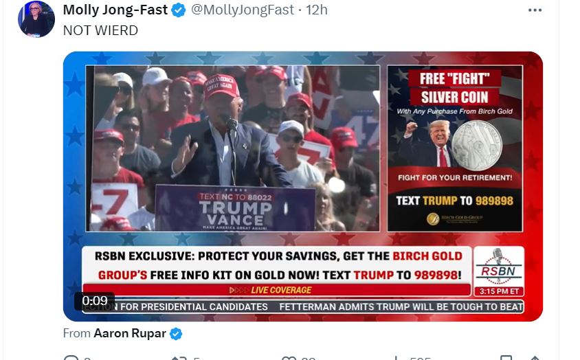 You know the "weird" label has gotten under Trump's skin when he cannot let go of it