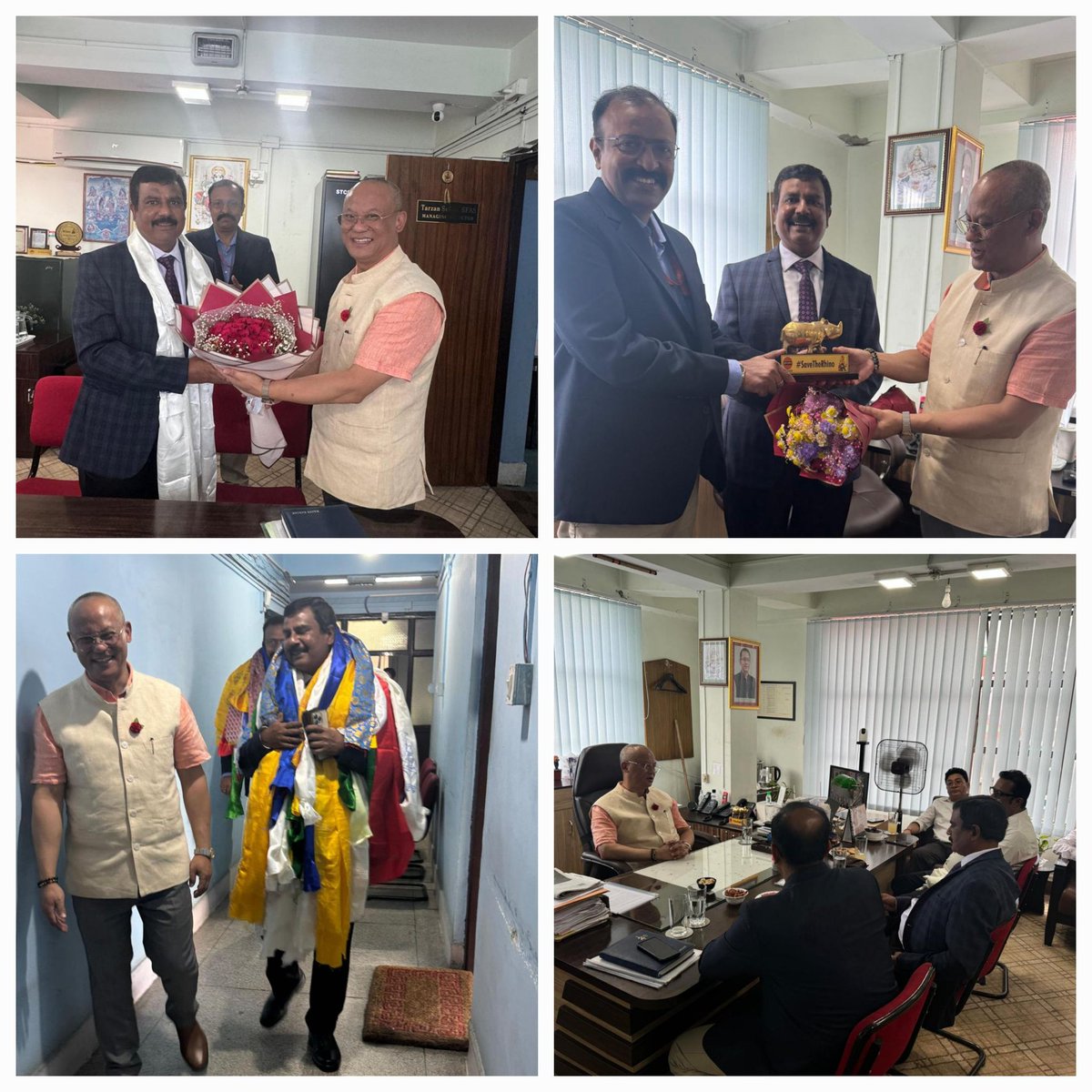 Sh Lalit Kumar Singh Chahan, ED &amp; SH WBSO,  met Mr. Tarzan Subba, Managing Director -State Trading Corporation-Sikkim.  During the meet STCS has briefed regarding their  LPG supply network and upcoming government projects.<a href="/IndianOilcl/">Indian Oil Corp Ltd</a> <a href="/wb_IndianOil/">IOCL WB</a> <a href="/EDLPGIOCL/">Sailendra K</a> <a href="/LKS_Chauhan/">Lalit Chauhan</a>