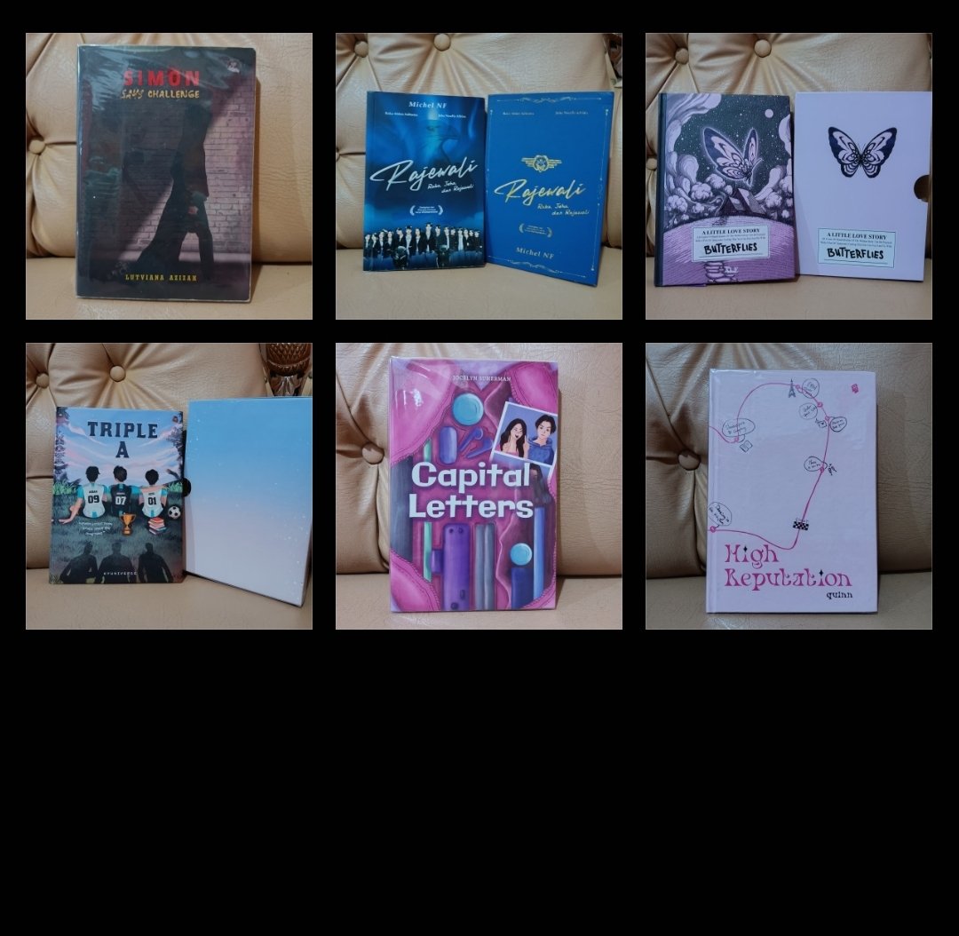 kkromiye's tweet photo. [help rt/likes <3]
wts preloved novel

- dm for more details ✉️
- nego? ✅ tapi jgn sadis
- bisa 🍊
- keep event ✅
- inc packing
📍Jambi

t. wts preloved buku novel au butterflies rajewali high reputation triple a simon says love letters https://t.co/ThDi3JMbJ6