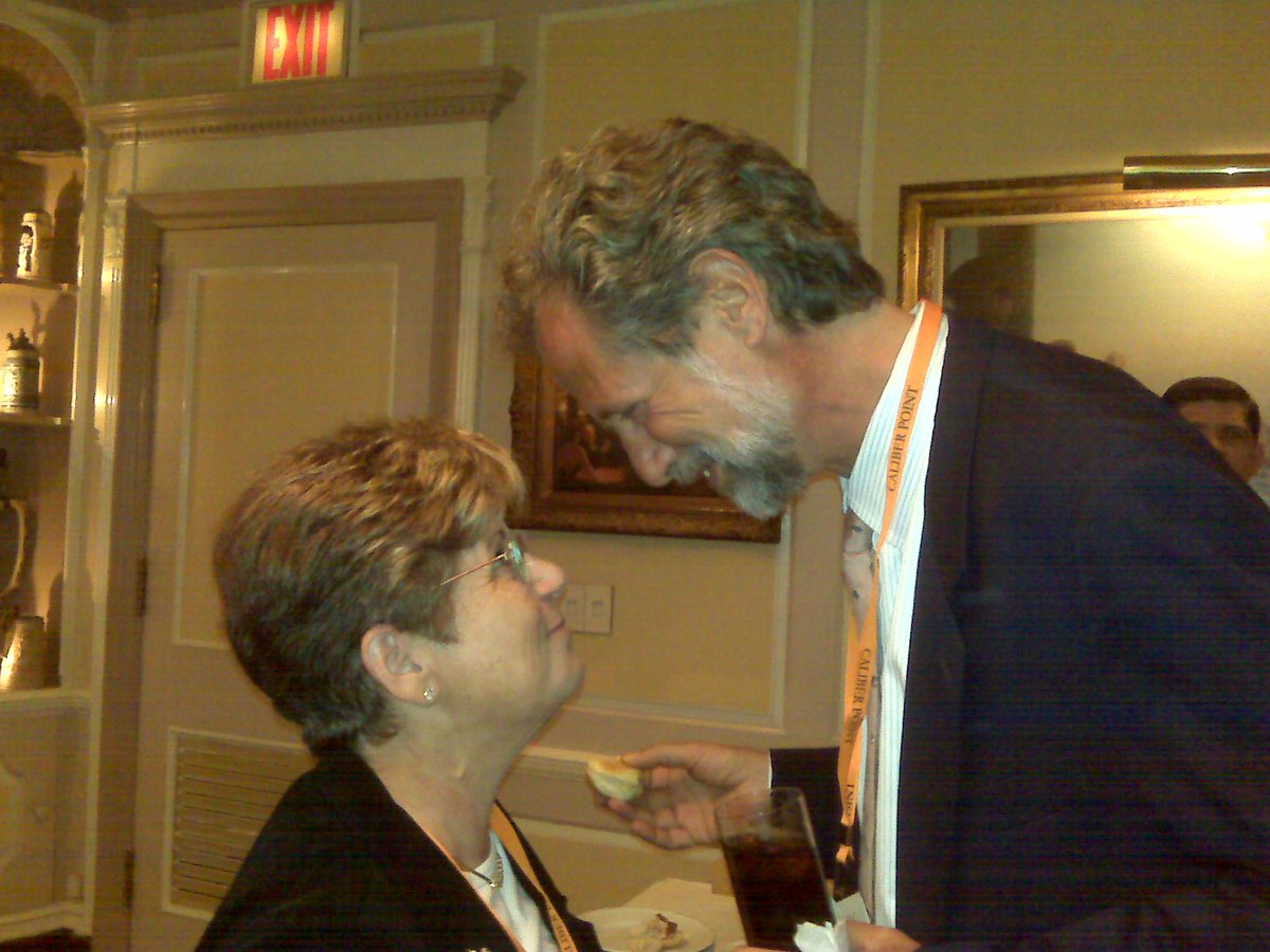 #HRTechConf starts Monday. Know before you go by reading <a href="/lexymartin/">Lexy Martin</a>'s interview with me about the early days ('98) and late. I'm pictured here with <a href="/InFullBloomUS/">Naomi Bloom</a>, who has aged out of the meeting with me.