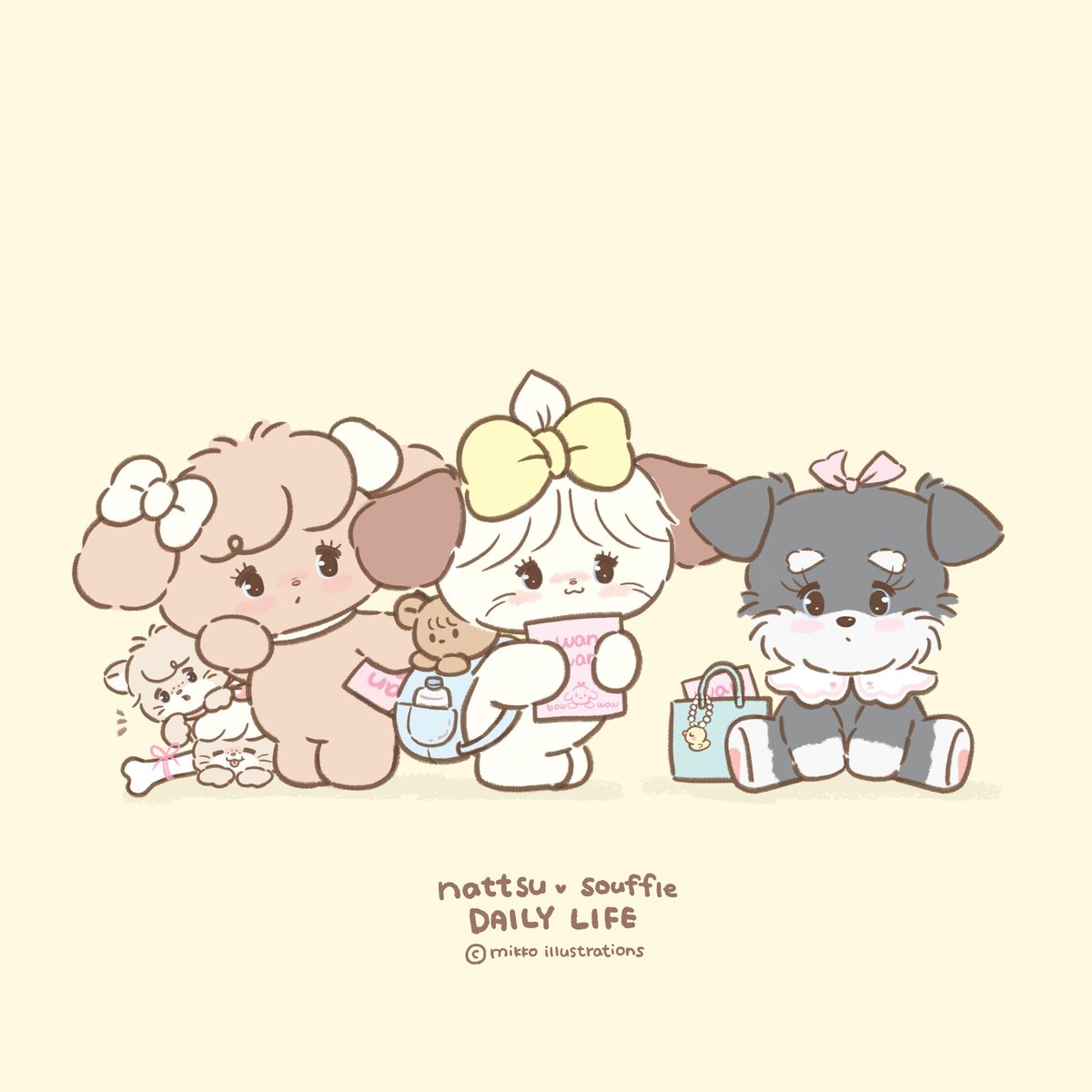 chihakoフォロ割リピ割✨します‼️様　シュナウザー 🐍💜 置物